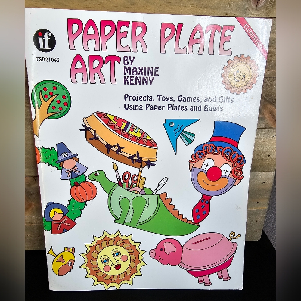 Paper plate art book